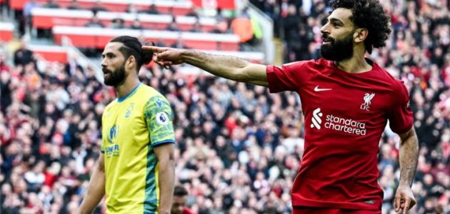 ترتيب هدافي الدوري الإنجليزي بعد هدف محمد صلاح في مباراة ليفربول ونوتينجهام